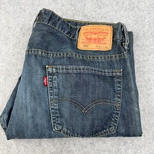 Levi's 569 Jeans Men's 34x30 Loose Straight Fit Med Wash Y2K Denim Skater Grunge